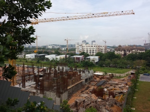 Construction site at Cyberjaya